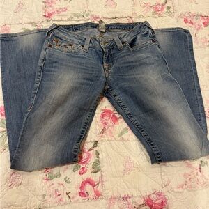 True Religion Light Blue Straight Leg Jeans